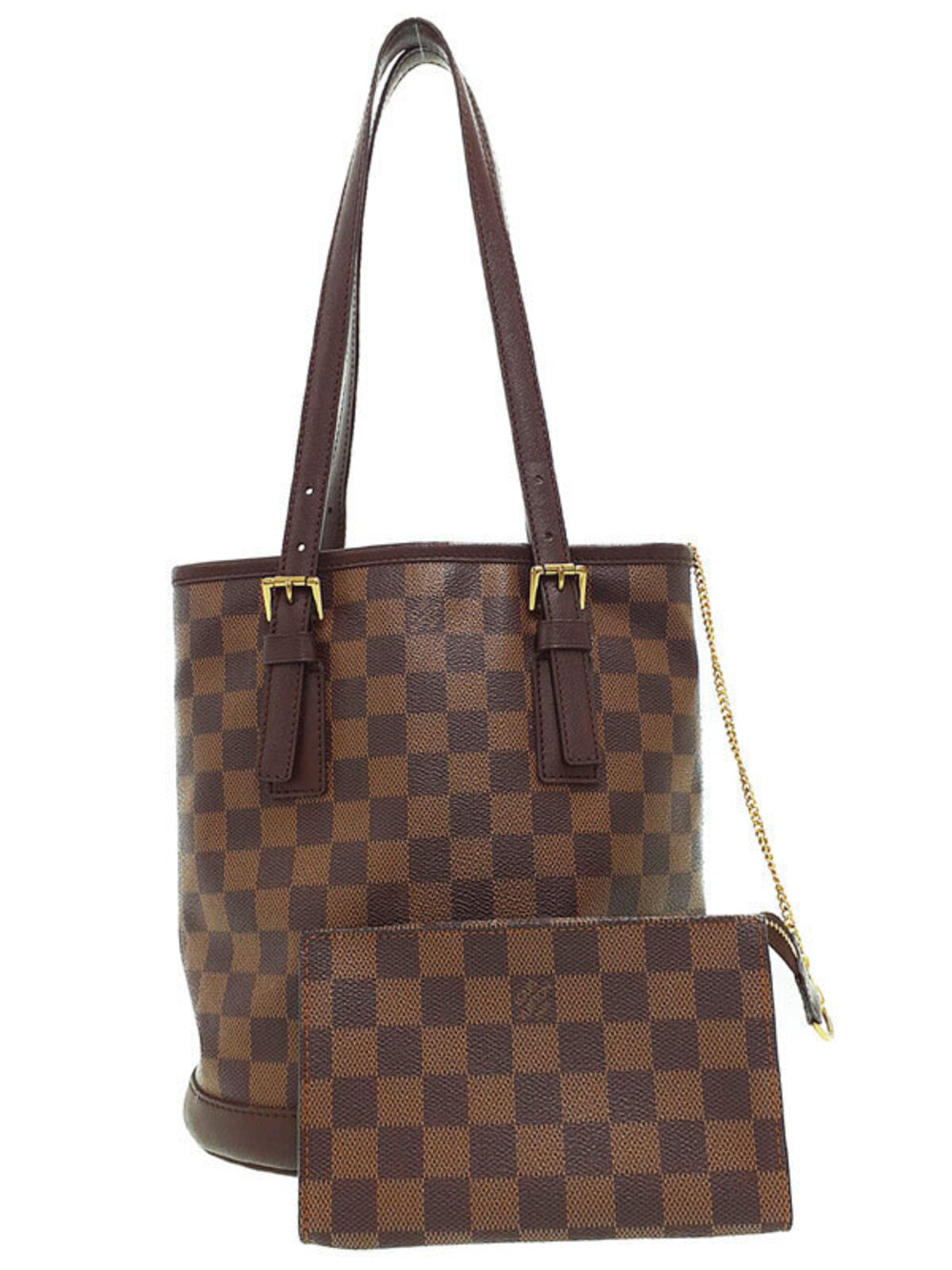 Louis Vuitton Damier Mare Bucket Shoulder Bag